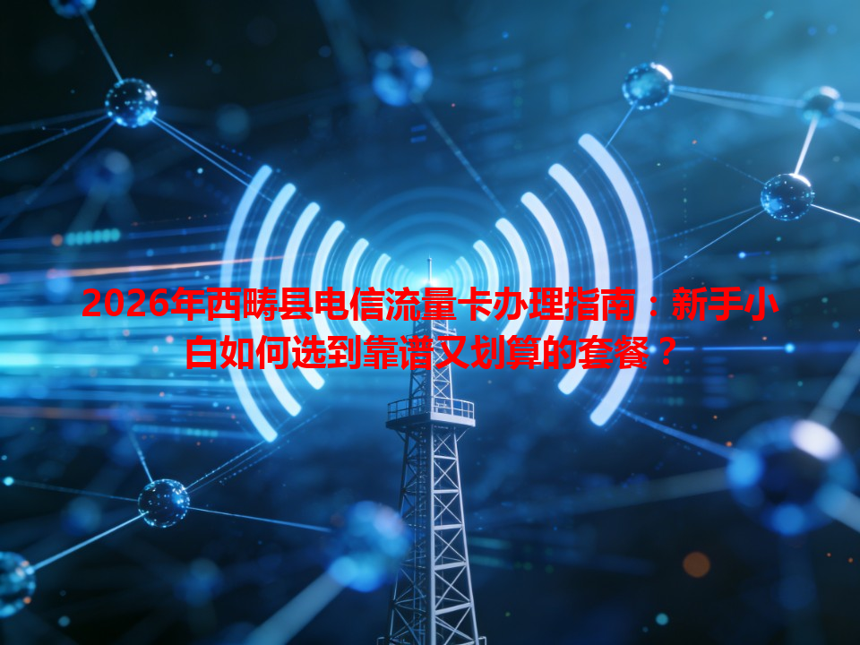2026年西畴县电信流量卡办理指南：新手小白如何选到靠谱又划算的套餐？