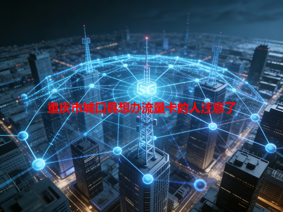 重庆市城口县想办流量卡的人注意了
