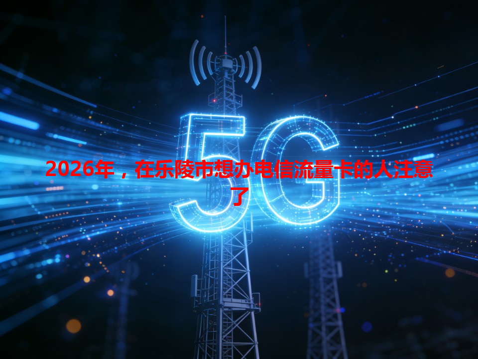 2026年，在乐陵市想办电信流量卡的人注意了