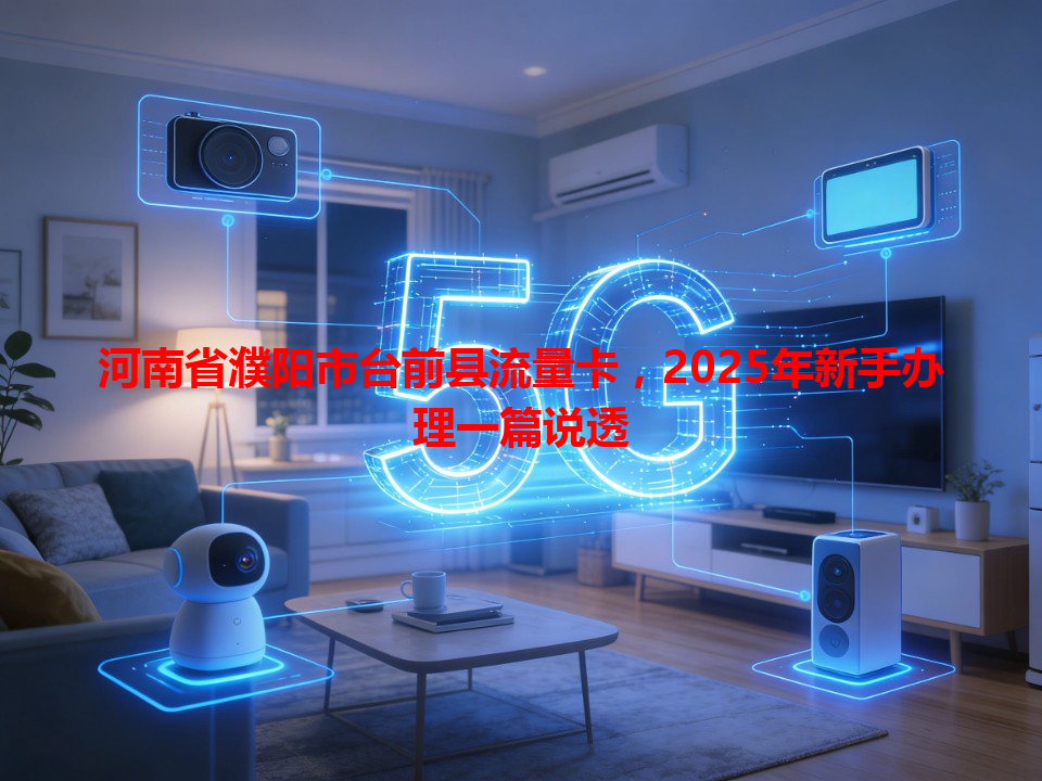 河南省濮阳市台前县流量卡，2025年新手办理一篇说透