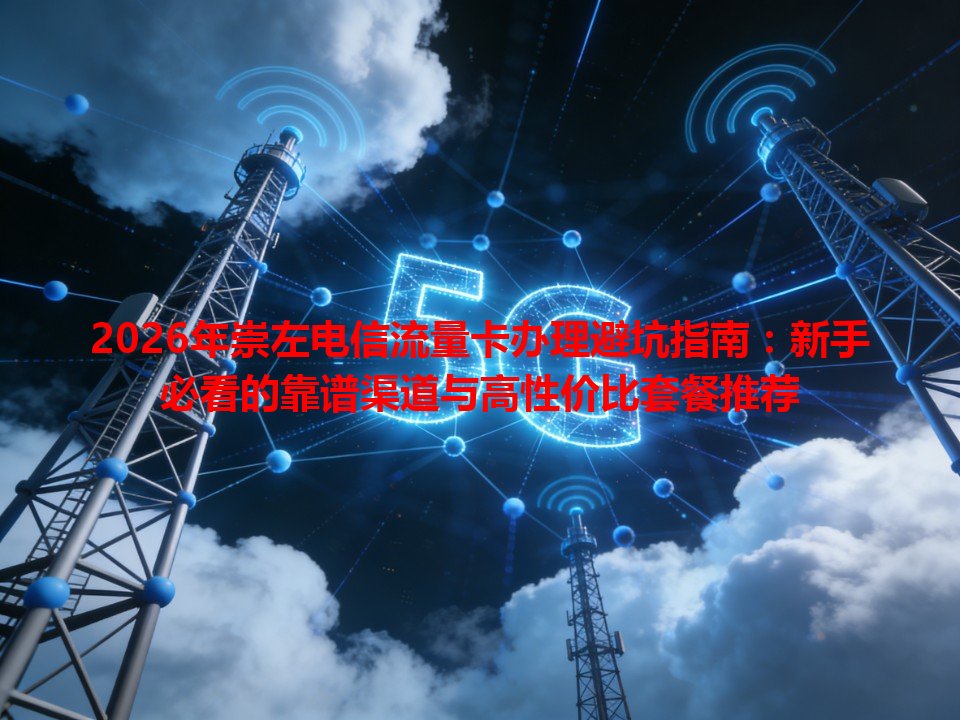 2026年崇左电信流量卡办理避坑指南：新手必看的靠谱渠道与高性价比套餐推荐