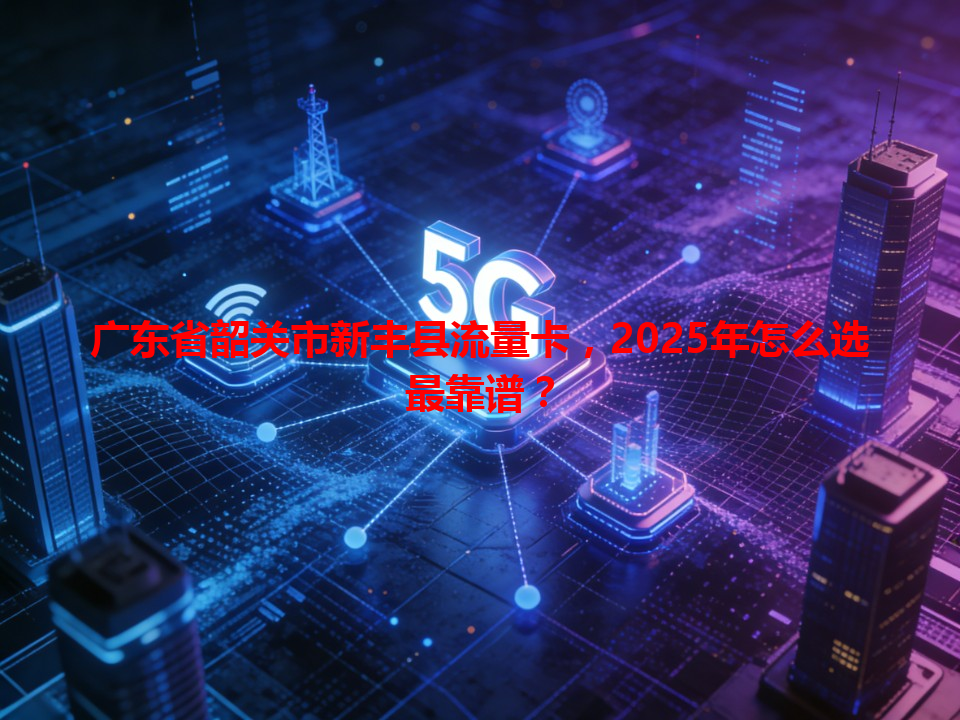 广东省韶关市新丰县流量卡，2025年怎么选最靠谱？