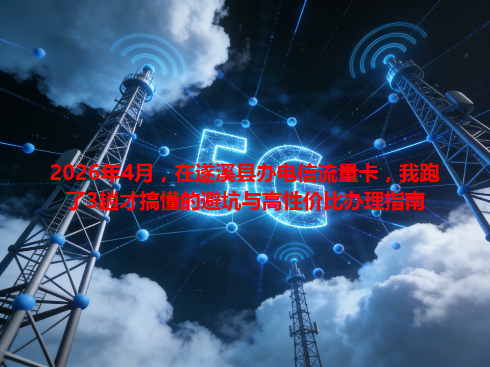 2026年4月，在遂溪县办电信流量卡，我跑了3趟才搞懂的避坑与高性价比办理指南