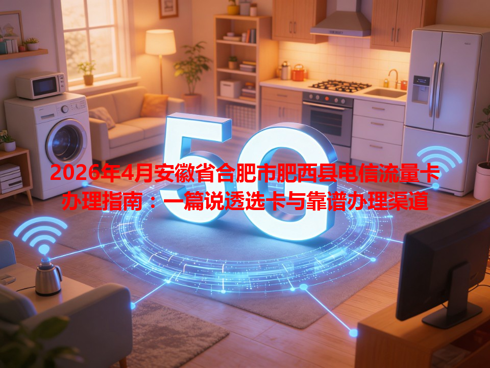 2026年4月安徽省合肥市肥西县电信流量卡办理指南：一篇说透选卡与靠谱办理渠道