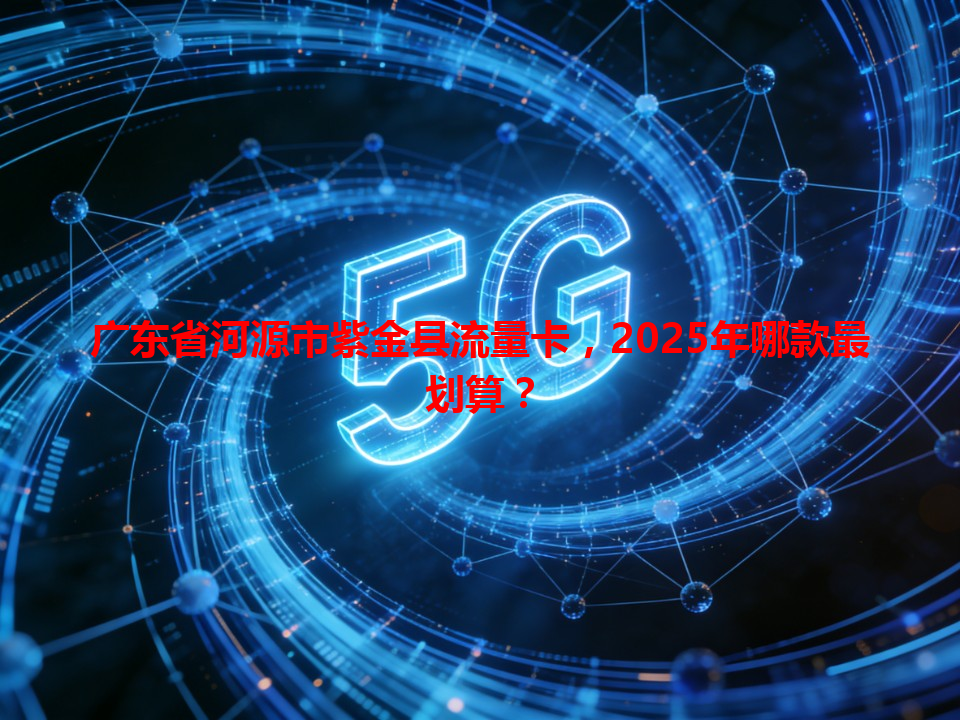 广东省河源市紫金县流量卡，2025年哪款最划算？