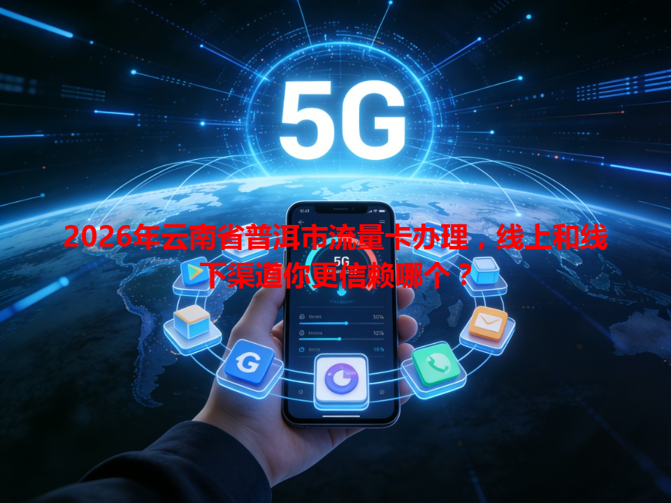 2026年云南省普洱市流量卡办理，线上和线下渠道你更信赖哪个？