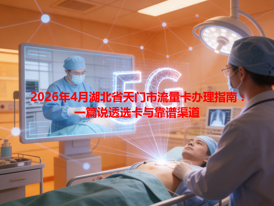 2026年4月湖北省天门市流量卡办理指南：一篇说透选卡与靠谱渠道