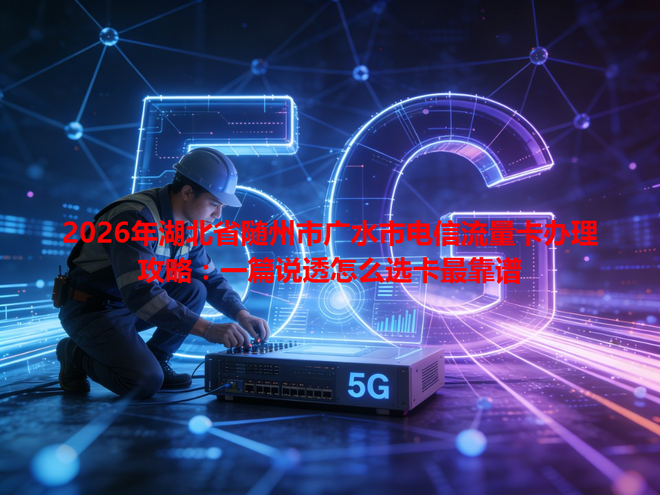 2026年湖北省随州市广水市电信流量卡办理攻略：一篇说透怎么选卡最靠谱
