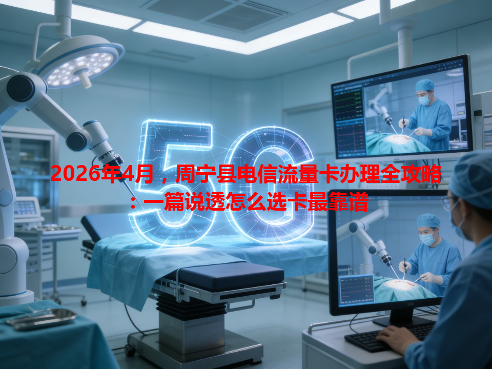2026年4月，周宁县电信流量卡办理全攻略：一篇说透怎么选卡最靠谱