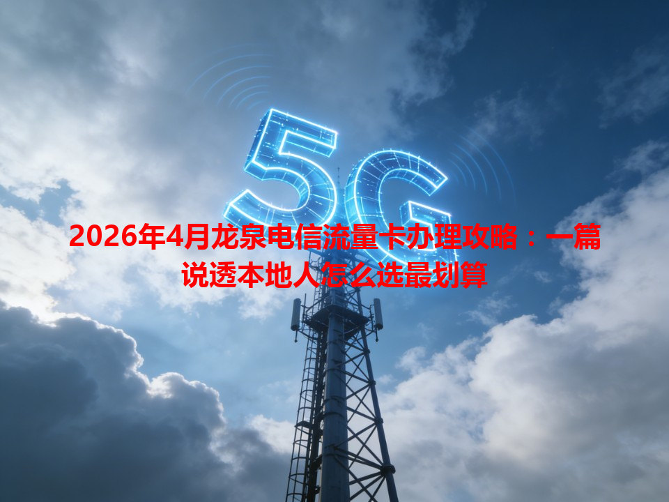 2026年4月龙泉电信流量卡办理攻略：一篇说透本地人怎么选最划算