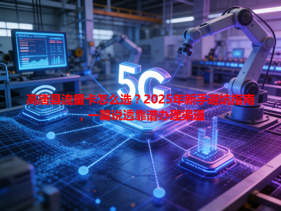 高唐县流量卡怎么选？2025年新手避坑指南，一篇说透靠谱办理渠道