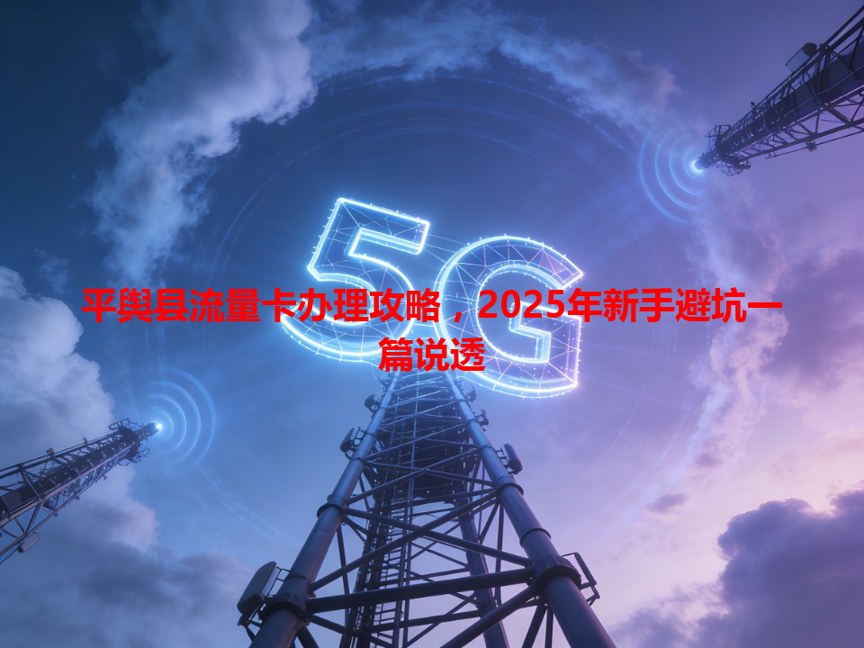 平舆县流量卡办理攻略，2025年新手避坑一篇说透