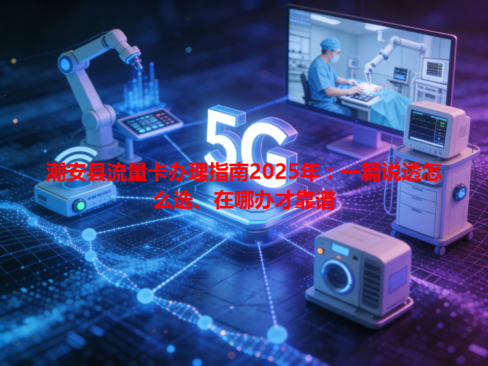 潮安县流量卡办理指南2025年：一篇说透怎么选、在哪办才靠谱