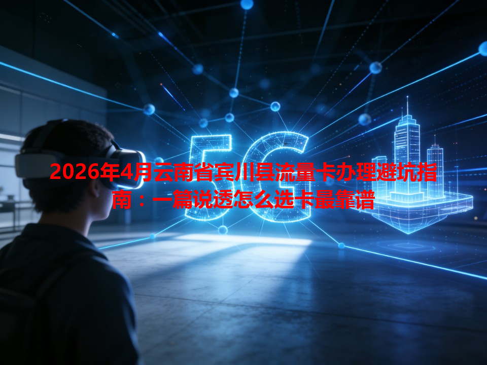2026年4月云南省宾川县流量卡办理避坑指南：一篇说透怎么选卡最靠谱