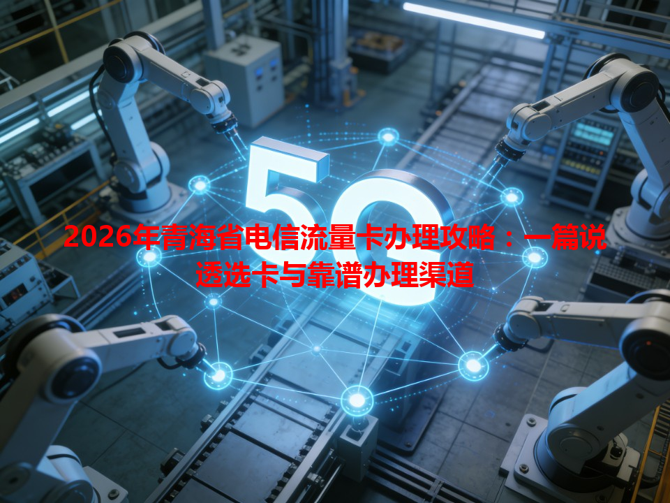 2026年青海省电信流量卡办理攻略：一篇说透选卡与靠谱办理渠道