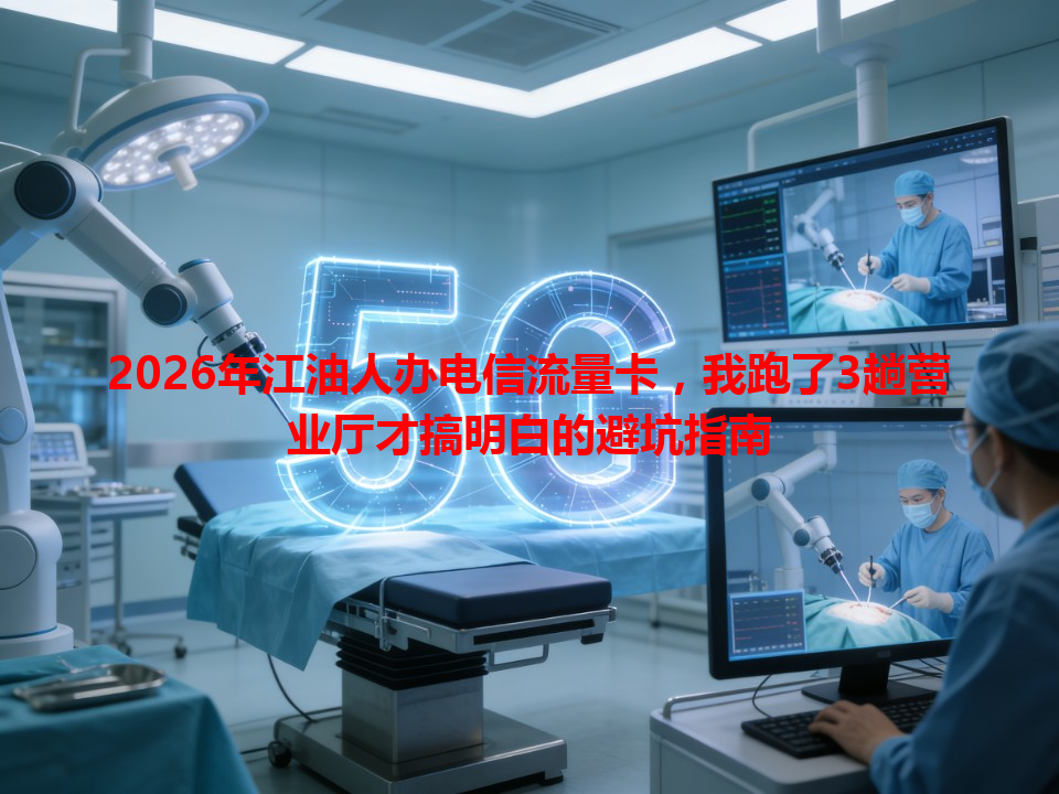 2026年江油人办电信流量卡，我跑了3趟营业厅才搞明白的避坑指南