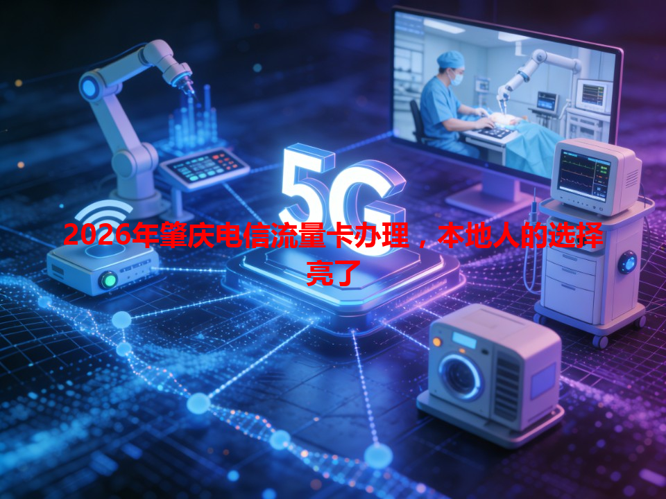 2026年肇庆电信流量卡办理，本地人的选择亮了