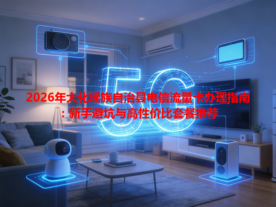 2026年大化瑶族自治县电信流量卡办理指南：新手避坑与高性价比套餐推荐
