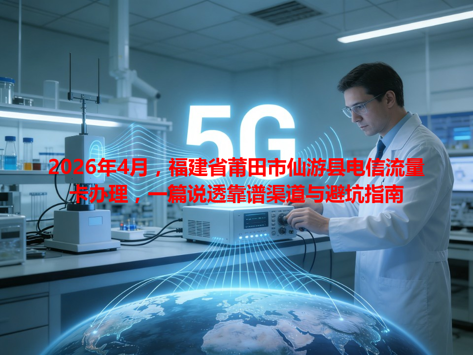 2026年4月，福建省莆田市仙游县电信流量卡办理，一篇说透靠谱渠道与避坑指南