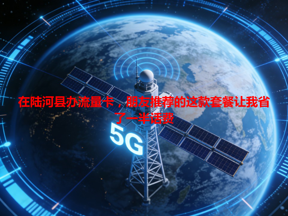 在陆河县办流量卡，朋友推荐的这款套餐让我省了一半话费