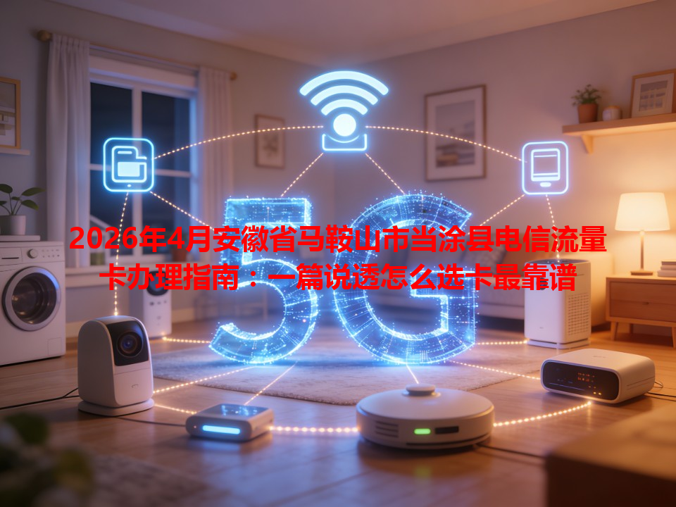 2026年4月安徽省马鞍山市当涂县电信流量卡办理指南：一篇说透怎么选卡最靠谱