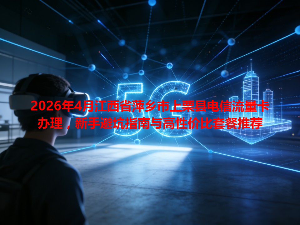 2026年4月江西省萍乡市上栗县电信流量卡办理，新手避坑指南与高性价比套餐推荐
