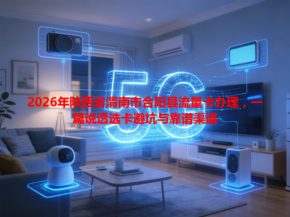 2026年陕西省渭南市合阳县流量卡办理，一篇说透选卡避坑与靠谱渠道