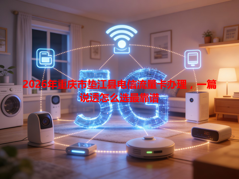 2026年重庆市垫江县电信流量卡办理，一篇说透怎么选最靠谱