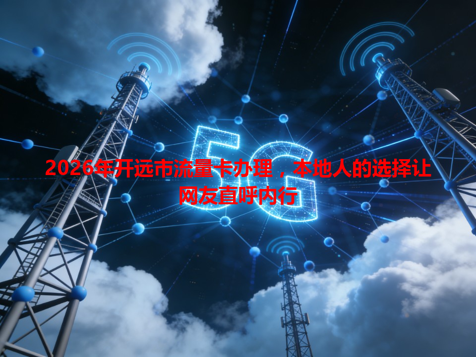 2026年开远市流量卡办理，本地人的选择让网友直呼内行