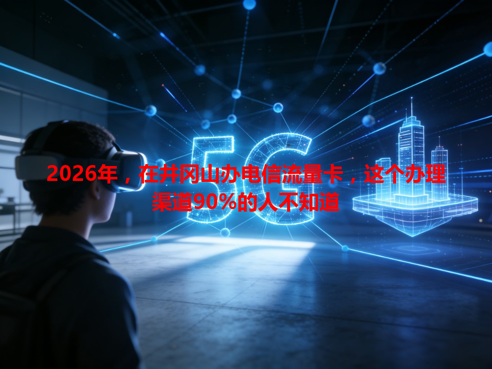 2026年，在井冈山办电信流量卡，这个办理渠道90%的人不知道