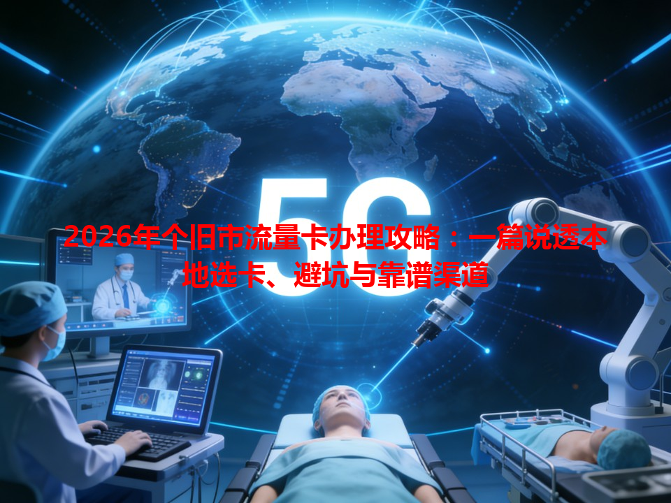 2026年个旧市流量卡办理攻略：一篇说透本地选卡、避坑与靠谱渠道