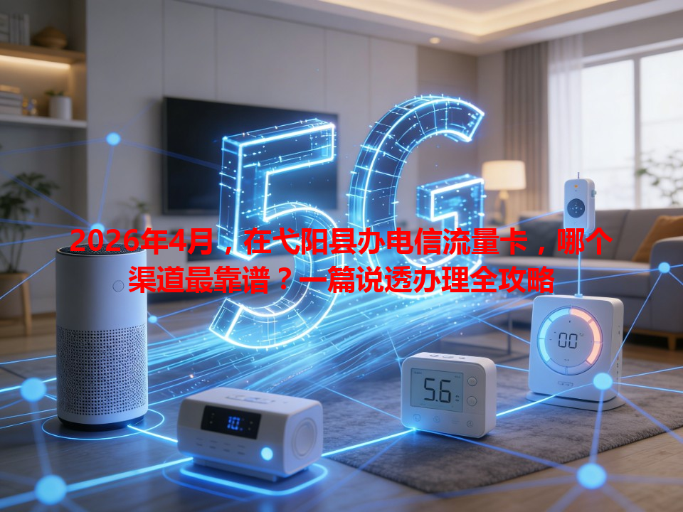 2026年4月，在弋阳县办电信流量卡，哪个渠道最靠谱？一篇说透办理全攻略
