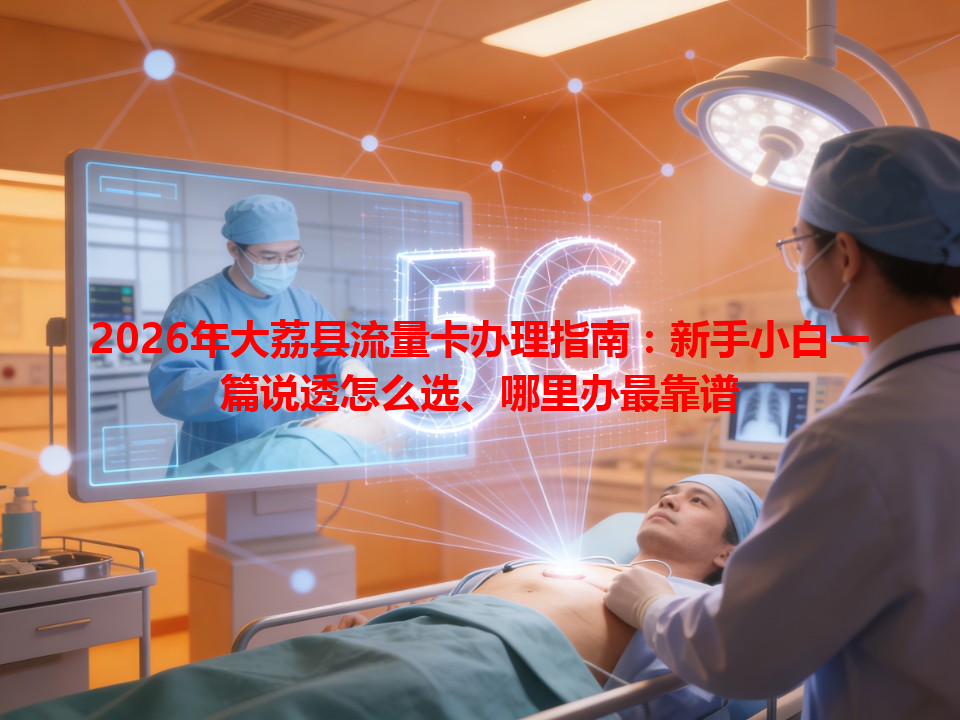 2026年大荔县流量卡办理指南：新手小白一篇说透怎么选、哪里办最靠谱