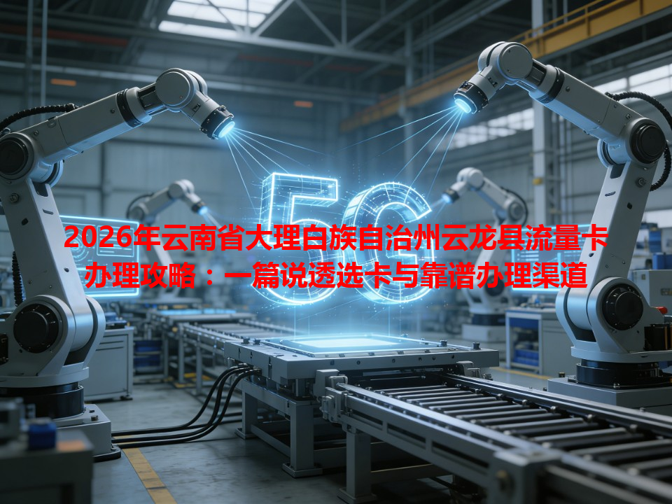 2026年云南省大理白族自治州云龙县流量卡办理攻略：一篇说透选卡与靠谱办理渠道