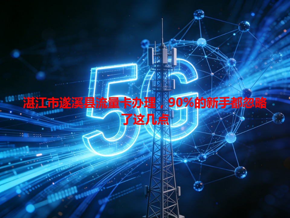 湛江市遂溪县流量卡办理，90%的新手都忽略了这几点