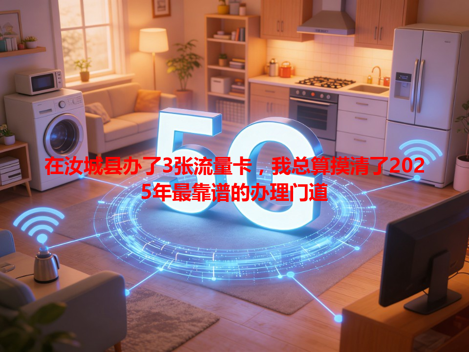 在汝城县办了3张流量卡，我总算摸清了2025年最靠谱的办理门道