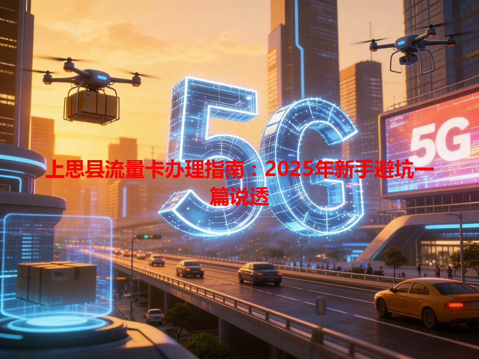 上思县流量卡办理指南：2025年新手避坑一篇说透