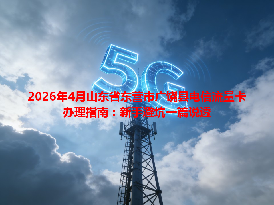 2026年4月山东省东营市广饶县电信流量卡办理指南：新手避坑一篇说透