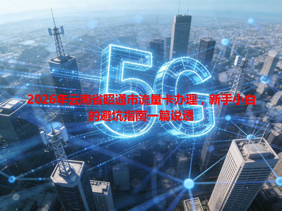 2026年云南省昭通市流量卡办理，新手小白的避坑指南一篇说透