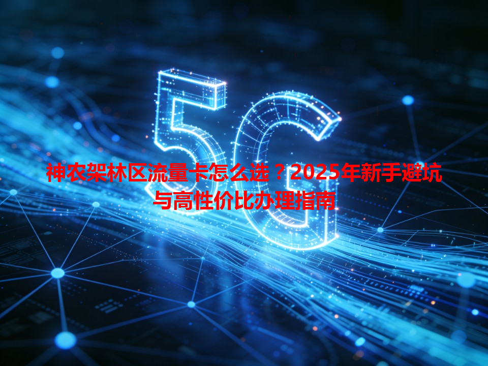 神农架林区流量卡怎么选？2025年新手避坑与高性价比办理指南