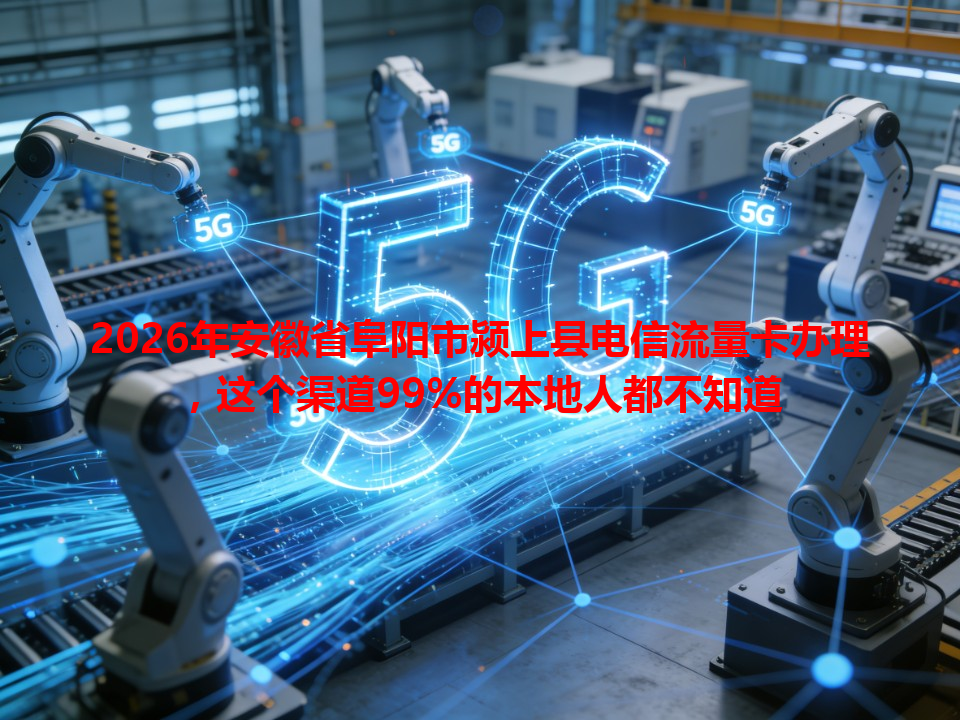 2026年安徽省阜阳市颍上县电信流量卡办理，这个渠道99%的本地人都不知道