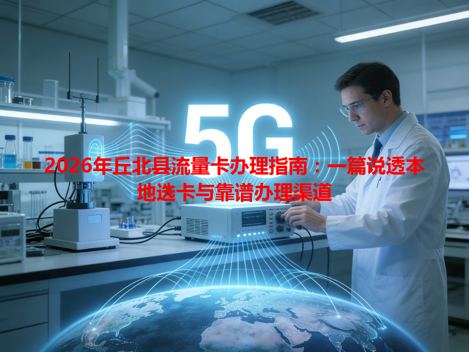 2026年丘北县流量卡办理指南：一篇说透本地选卡与靠谱办理渠道