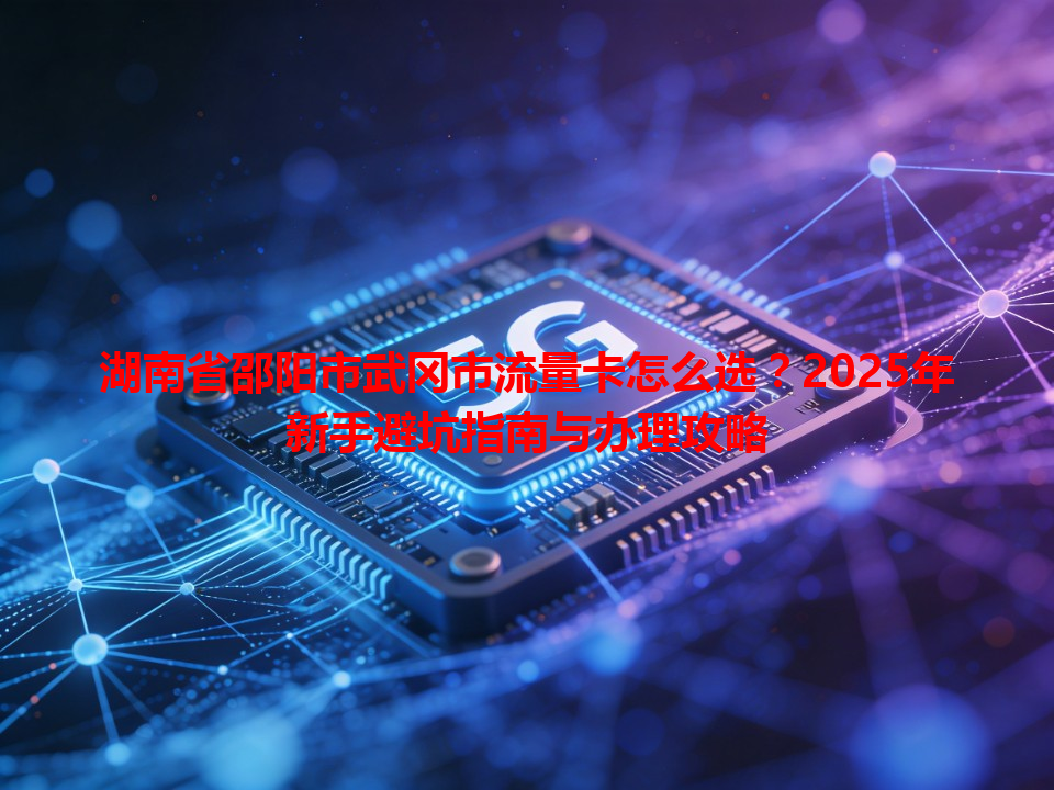 湖南省邵阳市武冈市流量卡怎么选？2025年新手避坑指南与办理攻略
