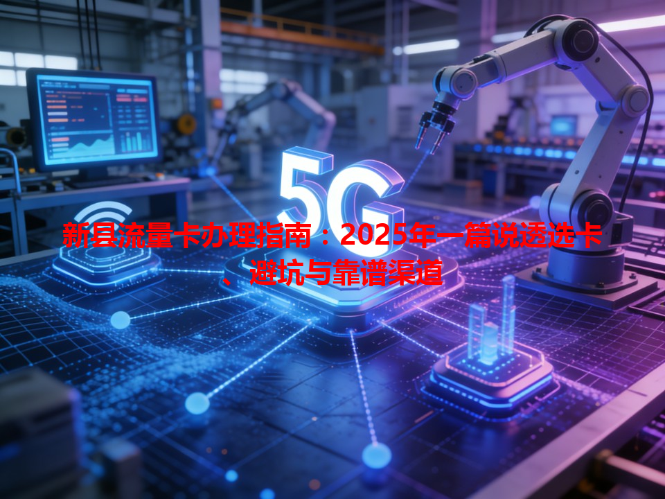 新县流量卡办理指南：2025年一篇说透选卡、避坑与靠谱渠道
