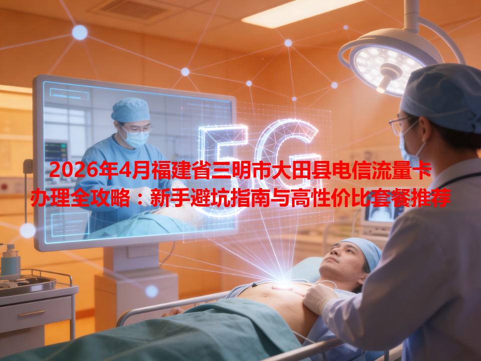 2026年4月福建省三明市大田县电信流量卡办理全攻略：新手避坑指南与高性价比套餐推荐