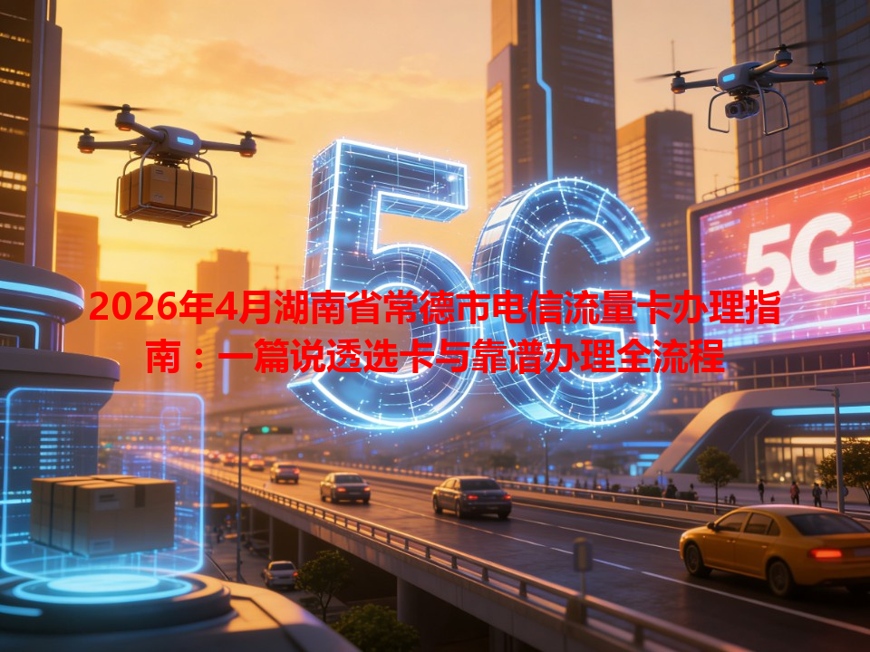 2026年4月湖南省常德市电信流量卡办理指南：一篇说透选卡与靠谱办理全流程