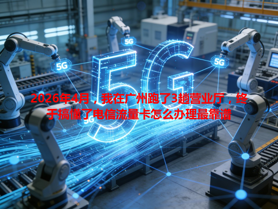 2026年4月，我在广州跑了3趟营业厅，终于搞懂了电信流量卡怎么办理最靠谱