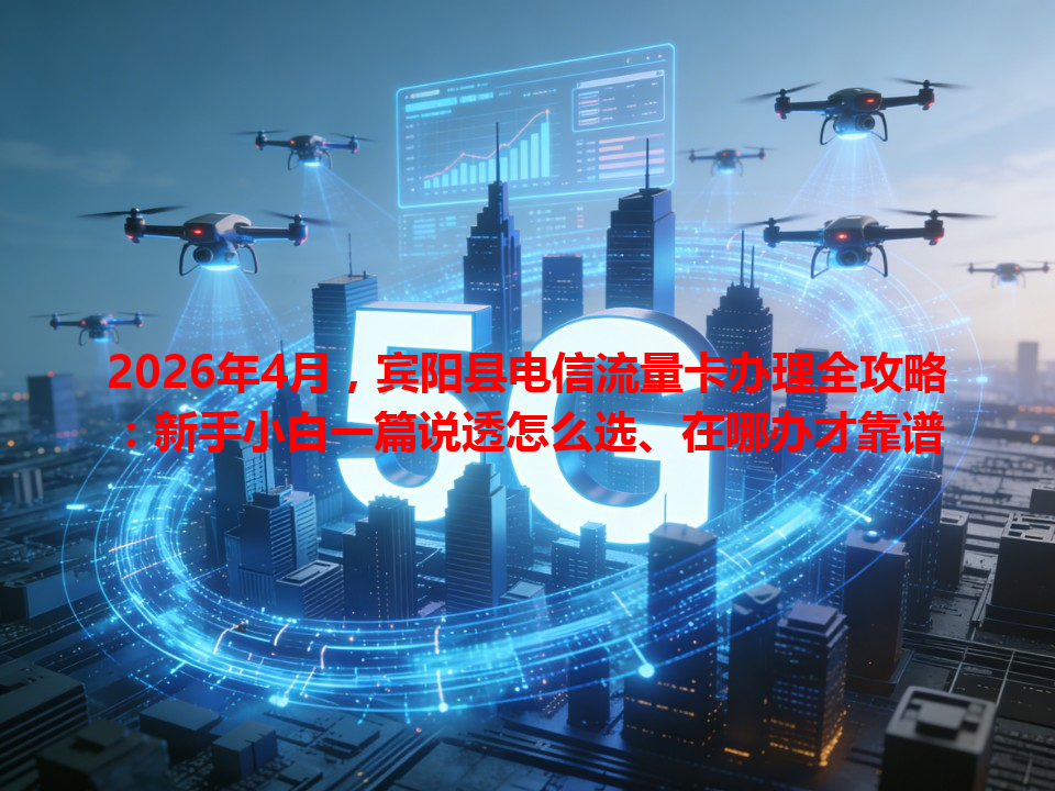 2026年4月，宾阳县电信流量卡办理全攻略：新手小白一篇说透怎么选、在哪办才靠谱