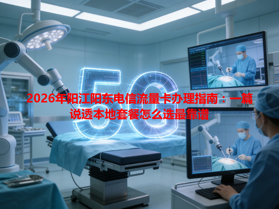 2026年阳江阳东电信流量卡办理指南：一篇说透本地套餐怎么选最靠谱