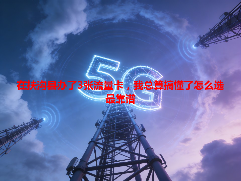 在扶沟县办了3张流量卡，我总算搞懂了怎么选最靠谱